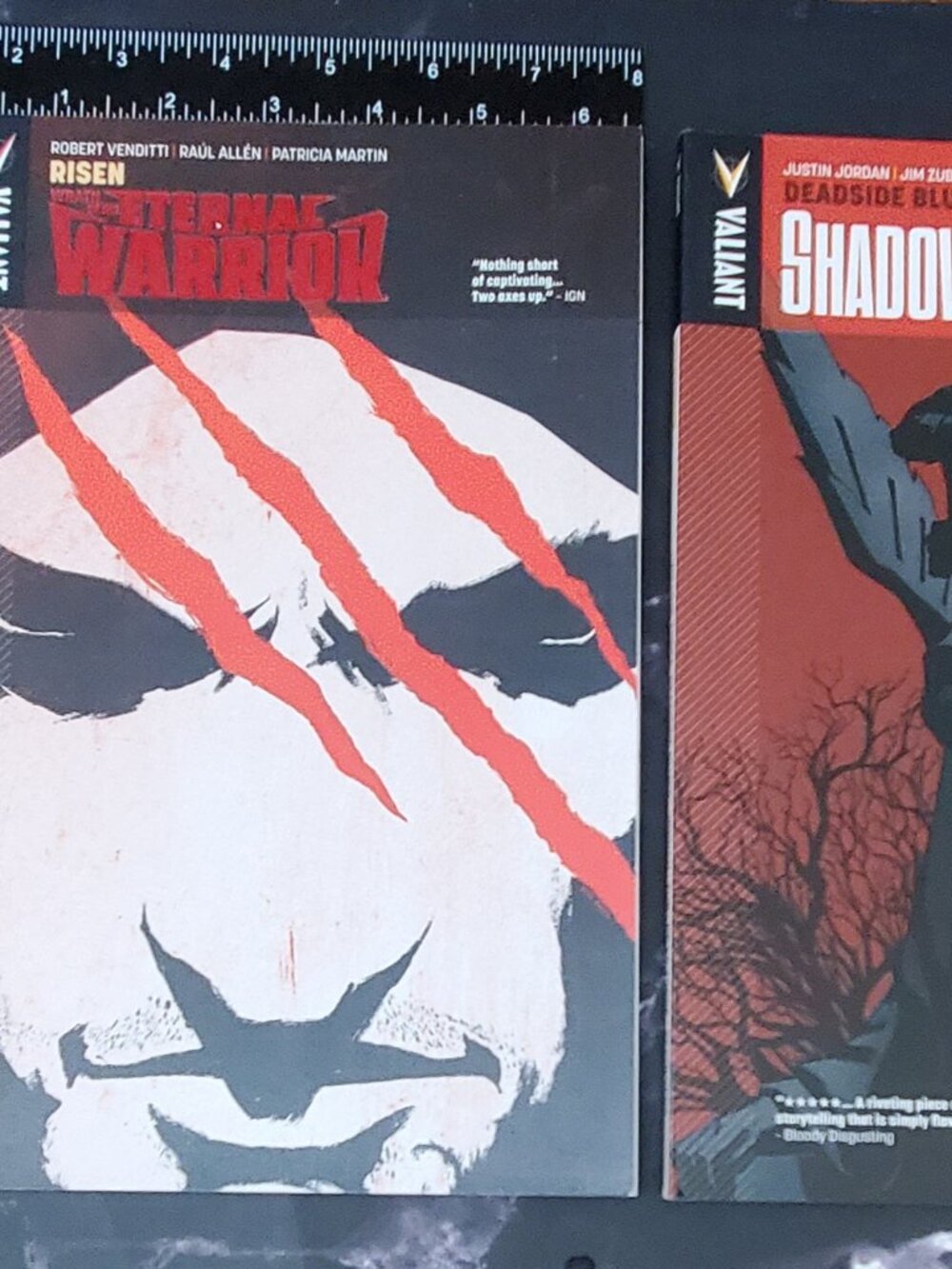 Valiant Trades Wrath of the Eternal Warrior Risen & Deadside Blues Shadowman (2)